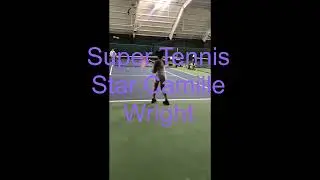 10 Year old Tennis star training for a future spot to compete at Wimbledon