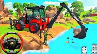 City Construction JCB Excavator 3D - Heavy Crane Driving Simulator - Android Gameplay