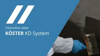 K&Ouml;STER KD System - Quick system for basement waterproofing