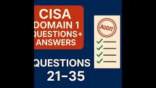 CISA Domain 1 Questions 21&ndash;35 | Scenario-Based MCQs with Answers