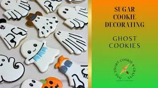 Hauntingly Cute Ghost Cookies 👻 | Easy Halloween Treats #ghost #halloween #halloweentreats #cookies