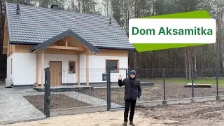Jak dom Aksamitka o powierzchni użytkowej 110 m&sup2; wygląda z zewnątrz?