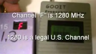 15 channel 1.2GHz VTX Testing and verification for FPV