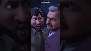 shole movie scene cartoon version #music #electronic #ambientmusic #love #shortsfeed #trending #