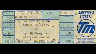 Nirvana - Live at the No On 9 Benefit, Portland, OR, USA, 09/10/1992
