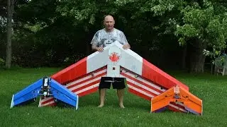Giant KFm-2 Flying Wing - Actually Flying!