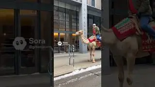 #забавный Верблюд 🐪 на работу🤣🤣🐌