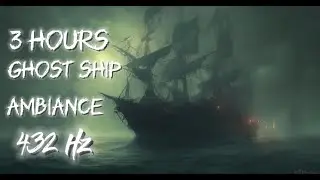 3 Hours Ghost Ship Sounds - 432 Hz Ultimate Relaxing Ambience - Sleep on a Pirate Ship