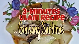 GINISANG SARDINAS WITH UPO ( SAUTEED SARDINES ) | QUICK AND EASY RECIPE | BAEDOGZ