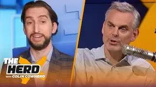 Nick Wright talks NY Giants firing Joe Judge, NFL Playoffs, 1996 Bulls vs. 2017 Warriors | THE HERD