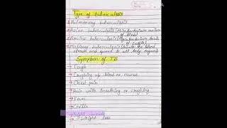 Assignment of Tuberculosis (TB)