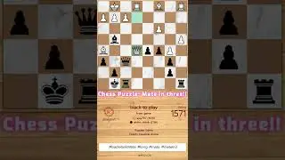 incredible move for White Queen to take Knight on e5! chess puzzles