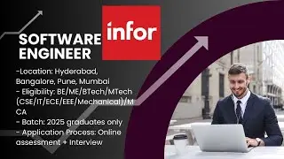 Infor 2025 Hiring Update | Biggest Hiring🔥| OFF Campus Drive Hiring😱