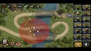 WWII Defense: RTS Army TD Game (mobile) Level 34 (Hard)