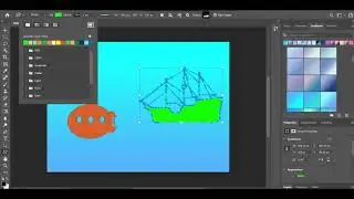 How to design and create line shapes in adobe photoshop with stroke colours