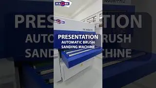 PRESENTATION AUTOMATIC BRUSH SANDING MACHINE #machine #radek #woodworking #shorts