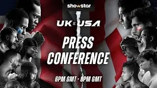 PRESS CONFERENCE: Deji vs. Alex Wassabi - UK vs. USA - Showstar Boxing