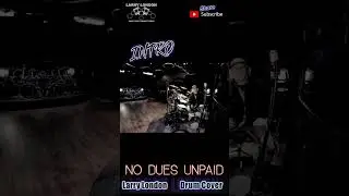 Spoken Intro: No Dues Unpaid - Mirrored Kit Minute: LARRY LONDON #shorts #drumlesson #motivation