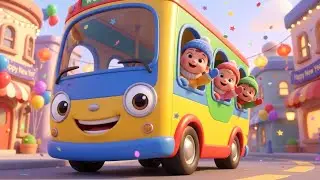 Smiley Bus Ride With Coco 🚌😊 | Animated Kids Nursery Rhyme and Song