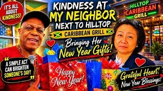 Проявление доброты у моей соседки рядом с рестораном Hilltop Caribbean Grill: она принесла ей нов...