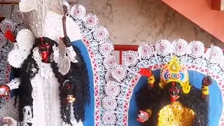 माँ काली जी को सजाने का काम पूरा हो गया ! 🌺🌻🌺 आज रात को माँ काली की पूजा शुरू हो जाएगी #vlogs videos