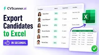 Export Your Candidate Database to Excel in Seconds