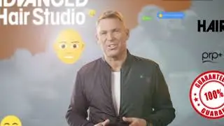 Shane Warne&rsquo;s hair replacement procedure with Advanced Hair Studio.