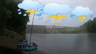 Never Check the Weather Before Fishing!! Center Hill Dam