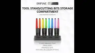 DSPIAE PT-PR PT-R Tool Storage Bin Tool Stand Cutting Bits Stprage