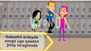 Sheeko gaaban: gabadhii ardayda school ka lacagta xooga uga qadan jirtay #cartoon #sheeko