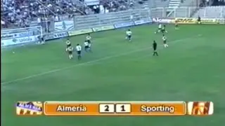 Resumen U.D. Almería 2-1 Sporting de Gijón; Temporada 2003/04; 2ª División
