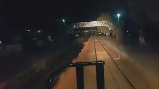 GE Locomotive ES43ACi || Night Cab Ride || Freight Train || Faisalabad Section