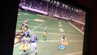 LeSean McCoy big TD run vs Packers Madden 16 online head to head