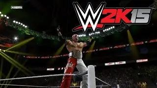 WWE 2K15 - Rey Mysterio vs. John Cena: WWE Championship - Raw | PS4 Gameplay