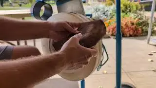 Pitching Machine Maintenance - Sanding the Wheel