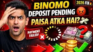 Binomo UPI Deposit Pending | Paytm Se Paisa Kata Par Wallet Me Nahi Aaya 😡 | Solution 2026