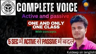 active passive complete in one class | complete english grammar