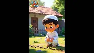 He Helped a Tiny Ant 🐜 | Beautiful Islamic Kids Story #zihadbro #cartoon #viralvideo #animation