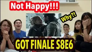 Game of Thrones Jon Snow Killing Daenerys Targaryen - S8E6 - Game of Thrones Finale - Reaction Video