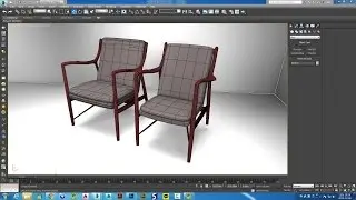 3dsmax modeling 핀율의자, chair