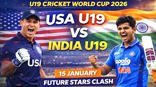 USA U19 vs India U19 | U19 World Cup 2026 | Future Stars Clash | Match Preview