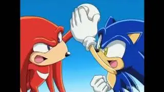 Sonic and knuckles hive five