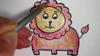 How To Draw A Cute Lion /Art For Kids /Facts About Lions /The Wizard Of Oz Cowardly Lion /Lion King