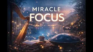 Miracle Focus — Calm Harp & Hang Drum Music for Deep Study & Peace