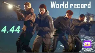 Gta online | The Cayo Perico heist 4.44 elite challenge console world record