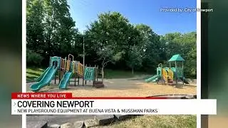 Newport installs new playground equipment at popular parks