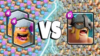 2 LUMBERJACK Vs ELITE BARBARIANS - Clash Royale Challenge