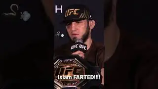 Islam Makhachev FARTS Mid-Interview UFC 284 Post Fight Press Conference 12/02/2023