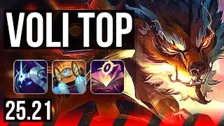 VOLIBEAR vs ORNN (TOP) | 9/1/0, Legendary | EUW Master | 25.21