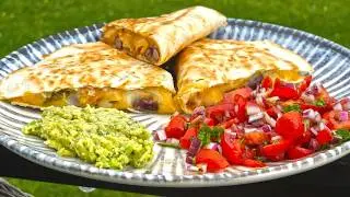 The Best Chicken Quesadilla Recipe + Homemade Guacamole & Pico de Gallo